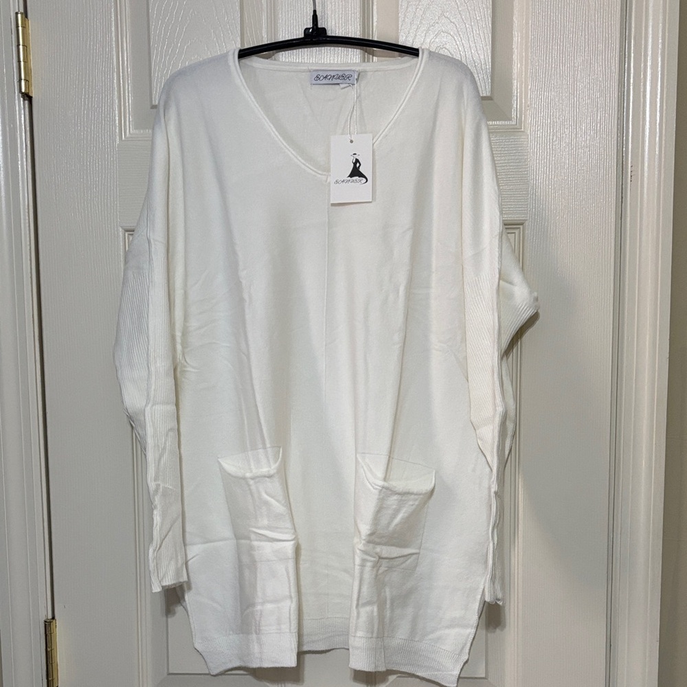 Super soft white sweater